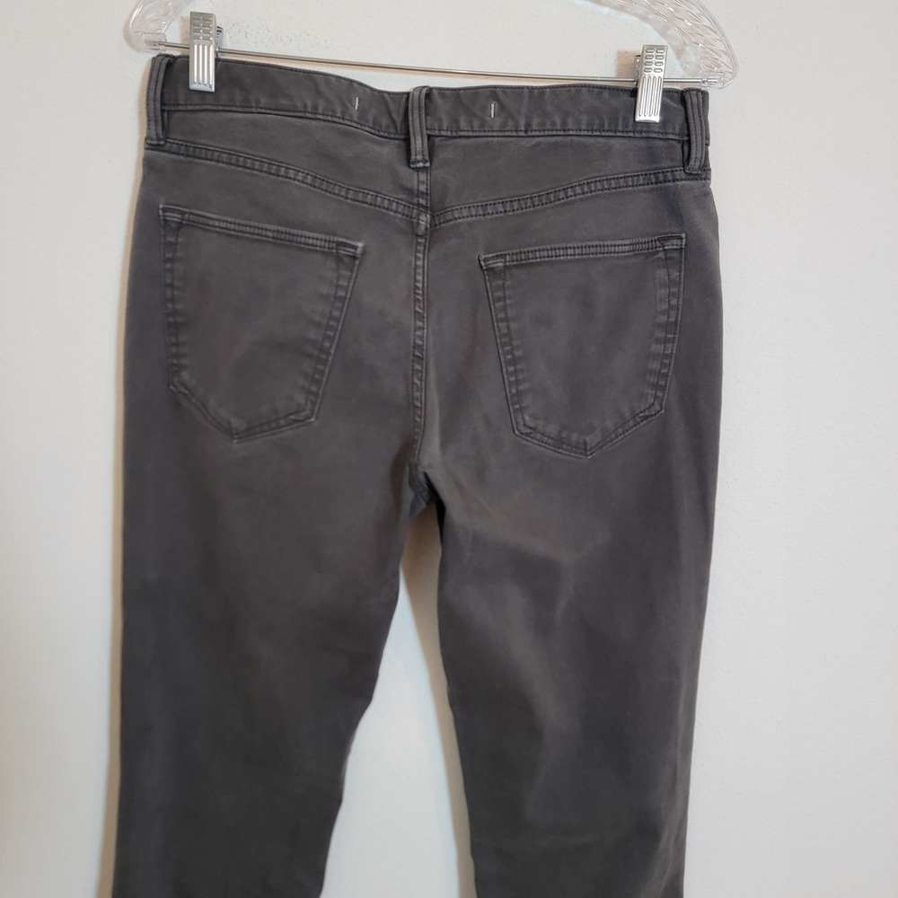 Banana Republic Slim Twill Traveler Pant Charcoal Gray Men's 31x32 Actual 31x28 - Picture 7 of 14